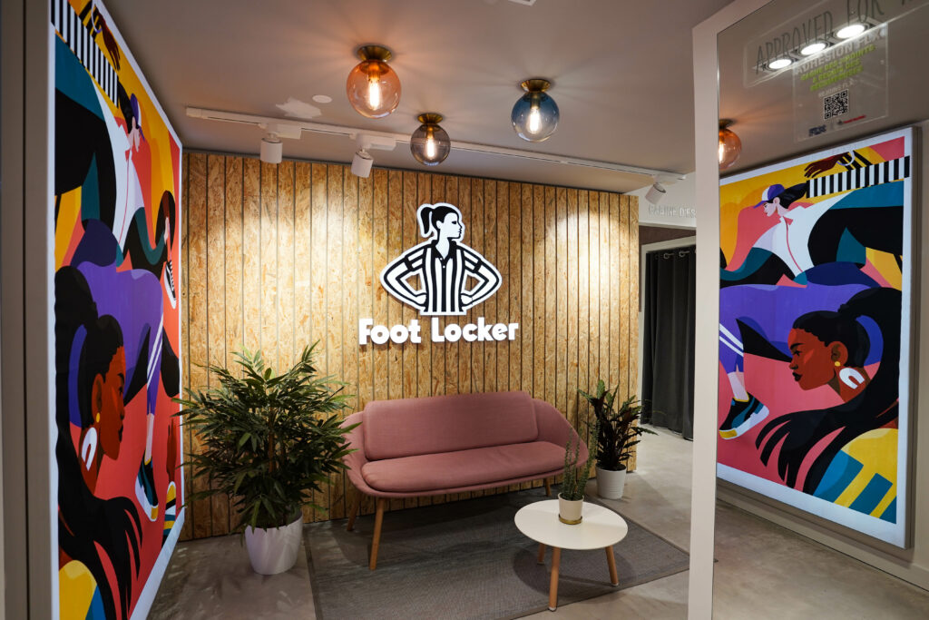 SEREC design, Aménagement de l'espace commercial - Foot Locker Les Halles